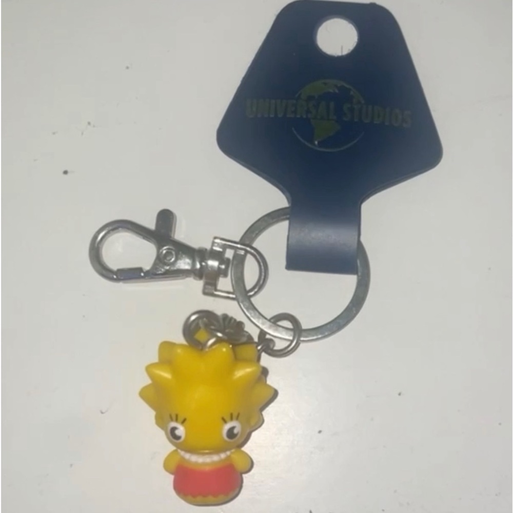 Official Universal Studios Lisa Simpson Keychain